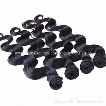 Top Grade 100% Virgin Brazilian Body Hair Weaves, Various Styles are Available